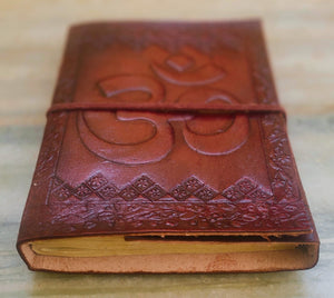 Om Embossed Diary Journal