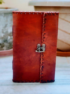 Plain Leather Bound Notebook