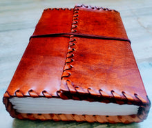 Load image into Gallery viewer, Plain Leather Notebook Handmade
