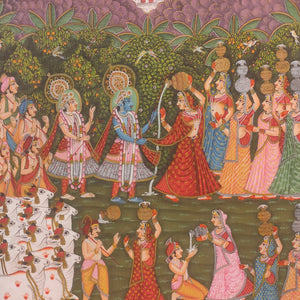 Indian Miniature Pichwai Painting
