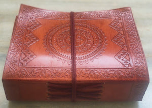 Refillable leather Notebook