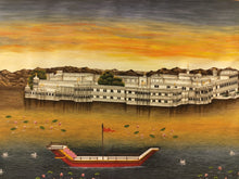 Load image into Gallery viewer, Lake Palace Udaipur 14 by 21 Inches Finest Art Work on Paper
