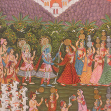 Load image into Gallery viewer, Large Wall Hanging Pichwai Artwork
