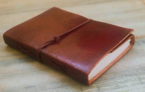 Small Handmade Leather Notebook
