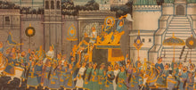 Load image into Gallery viewer, Large Wall Decor Indian Miniature Procession Miniature Painting Art
