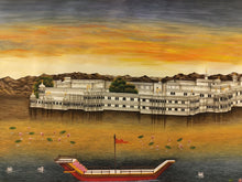 Load image into Gallery viewer, Lake Palace Udaipur 14 by 21 Inches Finest Art Work on Paper
