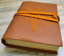 Load image into Gallery viewer, Tree of Life Leather Diary
