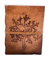 Load image into Gallery viewer, Tree of Life Refillable Leather Journal For Men and Women Notebook
