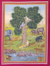 Load image into Gallery viewer, Tree of Life Handmade 21 by 14 Inches Wall Decor Miniature Painting
