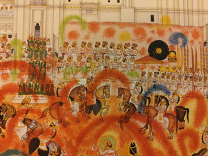 Holi Festival Finest Hand Painted Original Indian Miniature Painting
