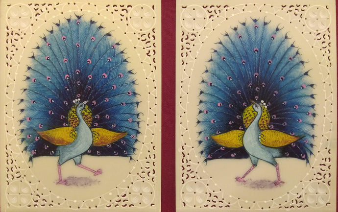 Peaock Bird Framed Art Interior Collection